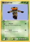 Minecraft man