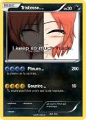 Tristesse....
