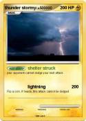 thunder stormy