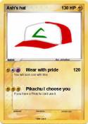 Ash's hat