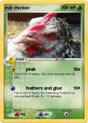 evil chicken