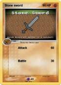 Stone sword