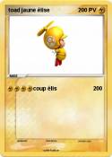 toad jaune élis