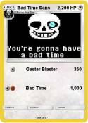 Bad Time Sans