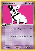 bouldog pop art