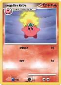 mega fire kirby