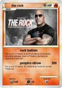 the rock
