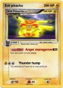Evil pikachu