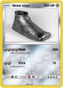 Metal shoe