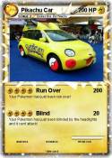 Pikachu Car