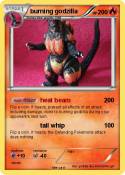 burning godzill