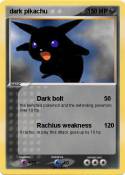 dark pikachu