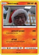 weird santa