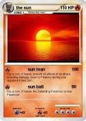 the sun