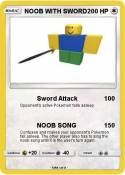 NOOB WITH SWORD
