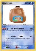 Chocky milk