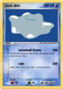 snow ditto