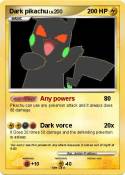 Dark pikachu