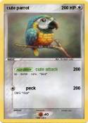 cute parrot