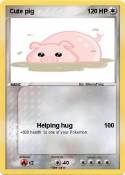 Cute pig