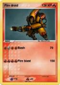 Fire droid