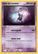mew and mewtwo