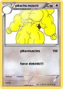 pikachu musclé