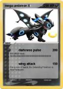 mega umbreon X