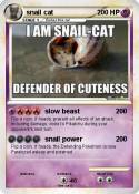 snail cat