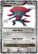 Zach's Weavile