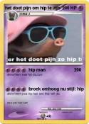 het doet pijn