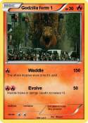 Godzilla form 1