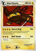 Ninja Pikachu