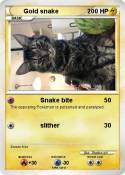 Gold snake