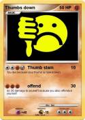 Thumbs down