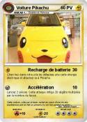 Voiture Pikachu
