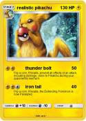 realistic pikac