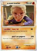 a mean teacher