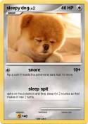 sleepy dog