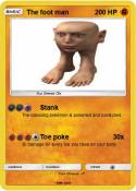The foot man