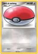 card of nothing