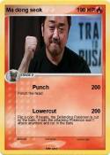 Ma dong seok