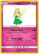The leaf fairy