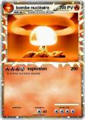 bombe nucléaire