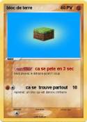 bloc de terre