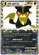 dark pikachu