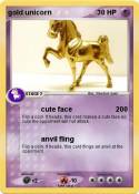 gold unicorn