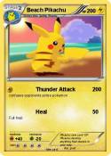 Beach Pikachu