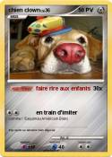 chien clown