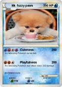 Mr. fuzzy paws